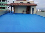 ELASTFLEX EX1 Azul aplicado em laje