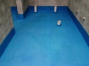 ELASTFLEX EX1 Azul aplicado em banheiro